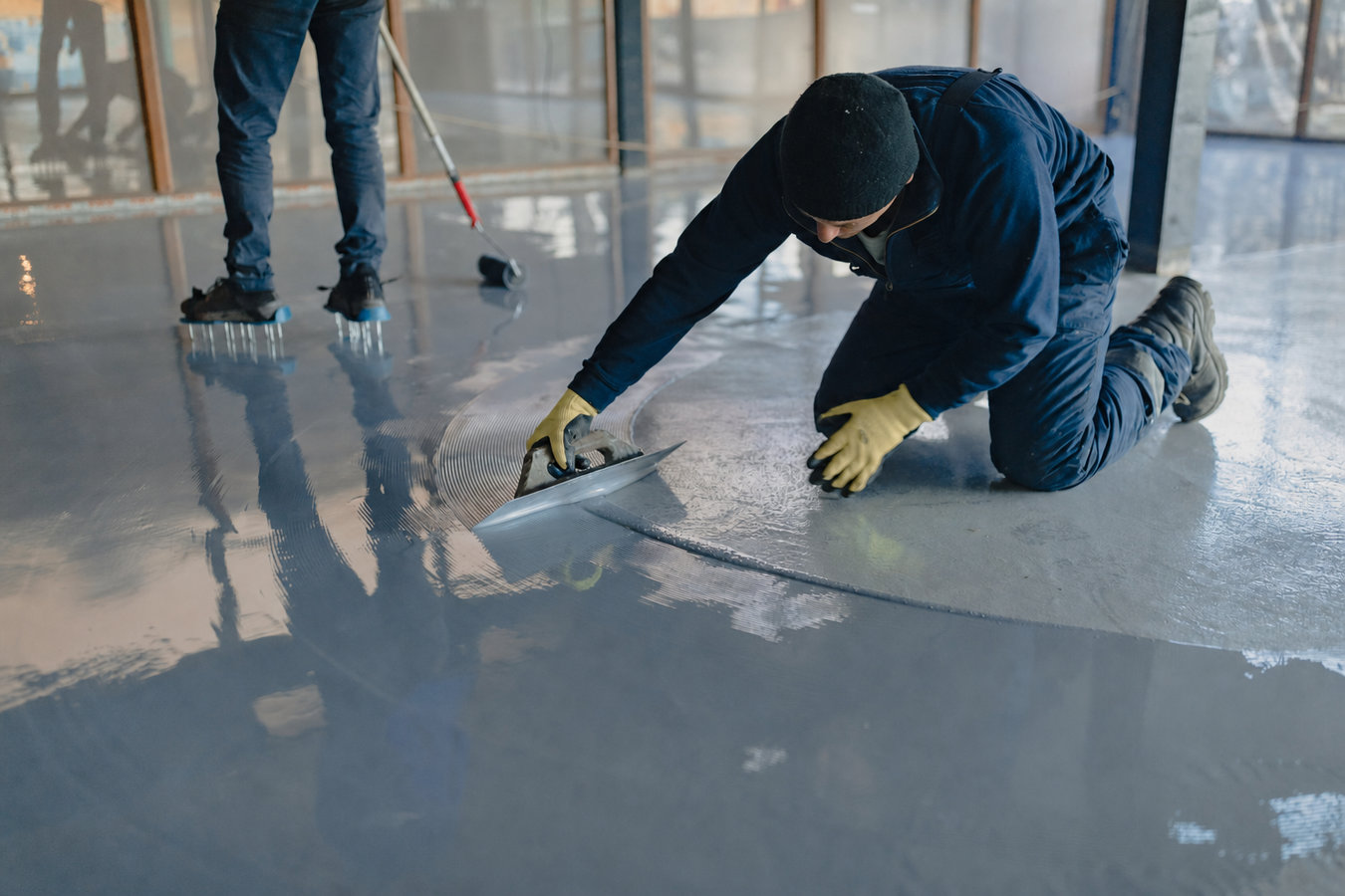 Concrete flooring contractor services in Buda TX